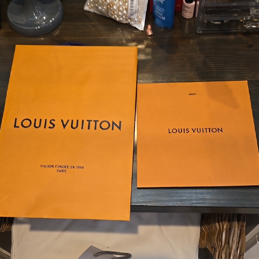 Louis Vuitton Orange Gift Bags